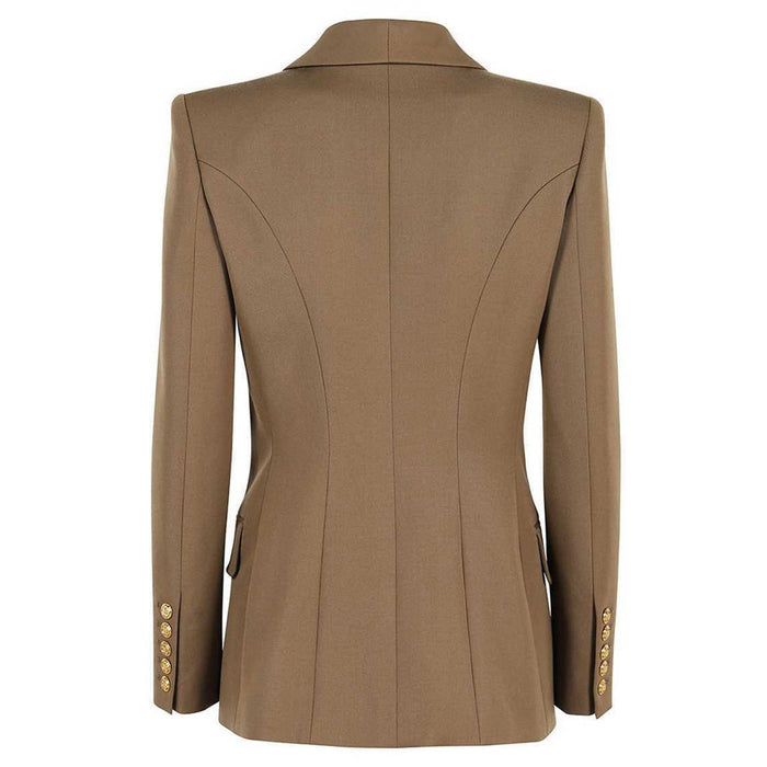 Color-Spring Autumn Advanced Women Blazer Classic Green Collar Blazer High Quality-Fancey Boutique