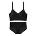 Color-Black-U-Shaped Beauty Back Underwear Women Cross-Halterneck Multiple Wear Outer Vest Seamless Backless Sexy Bra Set-Fancey Boutique