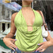 Color-Women Clothing Summer Apron Halterneck with Suspenders Top Sexy Clothes Women Semi Back Clothing-Fancey Boutique