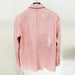 Color-Star Double Breasted Loose Lotus Pink Sequined Blazer-Fancey Boutique