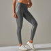 Color-Faux Leather Pants High Elastic Sexy Solid Color Bright Surface Thin Velvet Tight Pocket Fitness Trousers Running Yoga Pants-Fancey Boutique