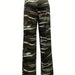 Color-Camouflage Print Comfort Casual Elastic Rope Pajama Pants Wide Leg Pants Women Clothing-Fancey Boutique