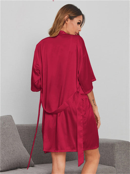 Color-Bathrobe Night-Robe Women Sexy Home Wear Pajamas-Fancey Boutique