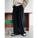 Color-Spring Thin Japanese Retro Loose High Waist Wide Leg Pants Slim Casual Drape Mop Pants Women-Fancey Boutique