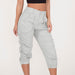Color-White-Women Clothing Casual Cropped Pants Workwear Harem Pants-Fancey Boutique