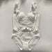 Color-White Suit-Lace Bra Soft Steel Ring Boning Corset Boning Corset Corset Beauty Back Vest Rabbit Ear Cup Bra Underwear-Fancey Boutique