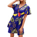 Color-Summer Women Clothing Printed Casual Vacation Short Sleeve Dress for Women-Fancey Boutique