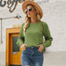 Color-Arrival Autumn Winter Sweater Women Solid Color Twisted Rope Long Sleeve Pullover Loose Crew Neck Knitwear-Fancey Boutique