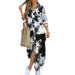 Color-Women Clothing Spring Summer Printed Sexy Shirt Dress-Fancey Boutique