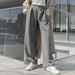 Color-Fall High Waist Drape Wide Leg Pants Women Casual Loose Pants-Fancey Boutique