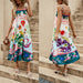 Color-Casual Dress Women Clothing Spaghetti-Strap Floral Print Sleeveless Swing Dress-Fancey Boutique