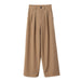 Color-Can Match the Wide-Leg Mopping Work Pant of the Whole Store Advanced Draping Effect Early Autumn-Fancey Boutique
