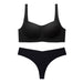 Color-Seamless Underwear Thin Wireless Soft Support Comfortable Bra T-Back Suit Summer-Fancey Boutique