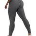 Color-Trousers Dark Gray-Honeycomb Jacquard Yoga Pants Women High Top Sports Leggings Hip Raise Fitness Pants Women-Fancey Boutique