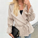 Color-Coat Trench Coat Casual Top Autumn Winter Solid Color-Fancey Boutique