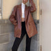 Color-Women Leather Jacket Spring Autumn Leather Coat Casual Warm Blazer Women-Fancey Boutique