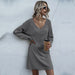 Color-Women Clothing Twist Long Sleeve Knitted Long Women Woolen Autumn-Fancey Boutique