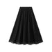 Color-Double Sided Wear High-Grade Streamer Veil Skirt Skirt Women High Waist Pearlescent Yarn A line Asymmetric Skirt-Fancey Boutique