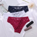 Color-Women Brazilian Panties Mesh Lace Stitching Sexy Girls Briefs Hollow Out Cutout T-Back-Fancey Boutique