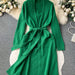 Color-Autumn Winter Solid Color Elegant High Grade Cardigan Slim Fit Halter Dress Knitting Suit-Fancey Boutique