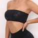 Color-Serpentine Black-Autumn Yoga Bra Strapless Tube Top Yoga Clothes Beauty Back Exercise Workout Bra-Fancey Boutique