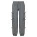 Color-Gray2-Self Built Station Autumn Winter Women Street Hip Hop Low Waist Tooling Denim Pants Casual Pants-Fancey Boutique