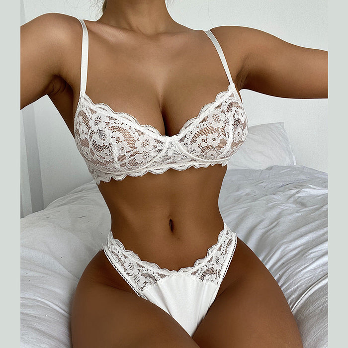 Color-Sexy Lace See-through Seduction Sexy Underwear Sexy Suit Women-Fancey Boutique