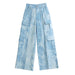 Color-Blue-Early Autumn Cash Denim Tie Dyed Personalized Printed Tooling Jeans Casual Pants for Women-Fancey Boutique