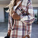 Color-Women Clothing Winter Hooded Detachable Woolen Plaid Coat-Fancey Boutique