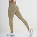 Color-Apricot-Seamless Small Crescent Breathable Quick-drying Fitness Pants Women High Waist Peach Hip Tight Stretch Hip Lift Yoga Pants-Fancey Boutique