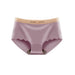 Color-Purple-Seamless Ice Silk Underwear Girls Summer Cool Mid Waist Hip Lifting Cute Breathable Briefs-Fancey Boutique