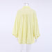 Color-Yellow-Summer French White Jacquard Cotton Puff Sleeve Casual Shorts Suit Ladies Homewear Cool Pajamas-Fancey Boutique