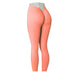 Color-Wild Peach-No Embarrassment Line Peach Hip Fitness Yoga Pants V Waist Hip Skinny Workout Pants-Fancey Boutique