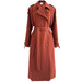 Color-Main Promotion Autumn Draping British Loose Mid-Length over the Knee Trench Coat Female-Fancey Boutique