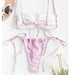 Color-Swimsuit Flat Chest Split Printed Bikini-Fancey Boutique
