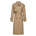 Color-Khaki-Element Autumn Winter British Double Breasted Loose Drooping Extended Trench Coat for Women-Fancey Boutique