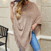 Color-Autumn Winter Shawl Cape Knitwear Beaded Tassel Sweater Women-Fancey Boutique