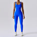 Color-Spring Seamless Yoga Jumpsuit Dance Cinched Waist Slim Fit Sports Stretch Tight Jumpsuit-Fancey Boutique