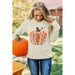 Color-Halloween Pumpkin Printed Long Sleeved Top Female Casual Hoodless Sweater-Fancey Boutique