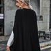 Color-Women Crew Neck Split Sleeves Irregular Asymmetric Cloak Casual Slimming Sweater Women-Fancey Boutique