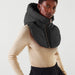 Color-Black-Autumn Winter Women Clothing All Match Clothes Accessories Hooded Detachable Collar Vest-Fancey Boutique