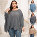 Color-plus Size Women Tops Women Clothes Autumn Winter Loose Woven Shirt Idle Pullover-Fancey Boutique