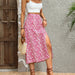 Color-Women Clothing Summer Printed Skirt-Fancey Boutique