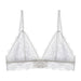 Color-White-Summer Breathable Lace Sexy Lingerie Wireless Ultra Thin Triangle Cup Bra Bralette-Fancey Boutique