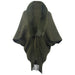 Color-Green-Autumn Winter Fur Collar Tassel Shawl Women Knitted Cape Coat-Fancey Boutique