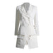 Color-Autumn Fashionable Blazer Irregular Asymmetric Design High Waist Skirt Two Piece Suit-Fancey Boutique