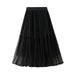Color-Black-Spring Elegant Fairy Slimming Skirt-Fancey Boutique
