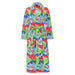Color-Multi-Retro Modern Cool Smart Graffiti Printing Mid Length Trench Coat Denim Coat for Women-Fancey Boutique