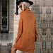 Color-Autumn Winter Long Sleeve Solid Color Twist Women Woolen Loose No Belt-Fancey Boutique