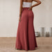 Color-Summer Women Clothing Big Horn Solid Color Wide Leg Pants Women-Fancey Boutique